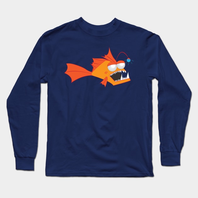 Alt Angler Design Long Sleeve T-Shirt by MadArtisan